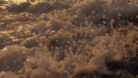 Slow Motion of Sea Wave Stock-Footage 83322046