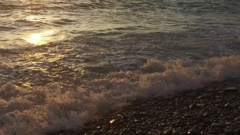 Slow Motion of Sea Wave . Stock Footage 84230483