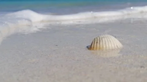 Slow motion of sea waves  Stock Footage