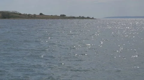 Slow motion sea, waves at summer Stock Footage 54216524
