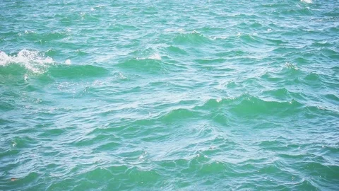 Slow motion shallow waves at depth Stock-Footage 84763939