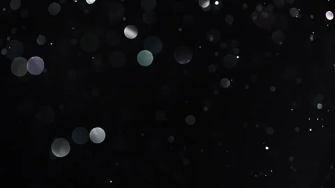 Slow-motion shimmering particles with bokeh and sparkling dust. Stock Footage 321234086