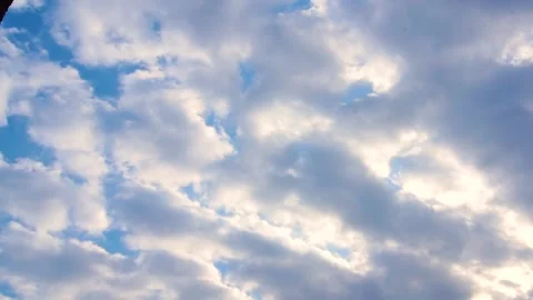 Slow-motion shooting of the silhouette of a cloud moving across the sky. Stock Footage 238633852