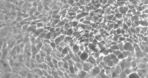 Slow motion shot of clean swimming pool ripples and wave. Stock Footage 338435663