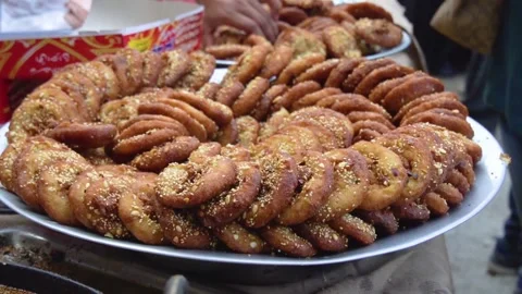 Slow motion shot of cooking of traditional Pakistani food (6) Stock Footage 252118485