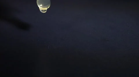 Slow motion shot of egg frying Stock Footage 67340792
