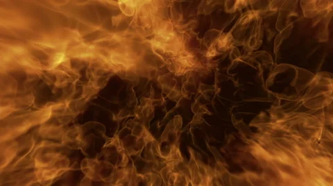 Slow Motion Shot Of Fire with Matte Stock-Footage 55063646