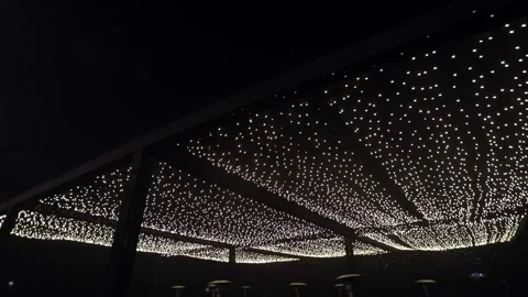 A Slow Motion Shot of an Indian Wedding Venue Decoration in India Video stock 313111402