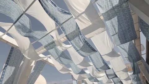 A Slow Motion Shot of an Indian Wedding Venue Decoration in India Stock Footage 314147357