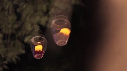 A Slow Motion Shot of an Indian Wedding Venue Decoration in India Stock Footage 314147682