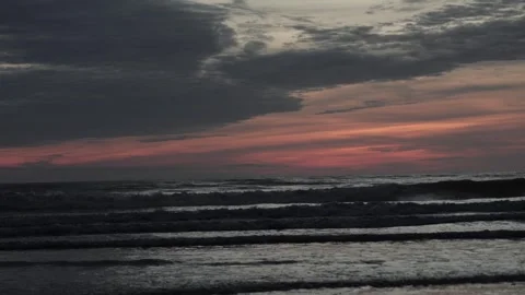 Slow motion shot of ocean waves at the beach in Phuket, Thailand Stock Footage 327527355