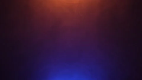 Slow motion shot of orange and blue smoke abstract background Stock-Footage 313554133