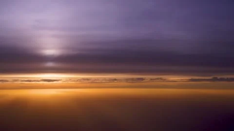 Slow motion shot of a Plane in the air Stock Footage 253655431