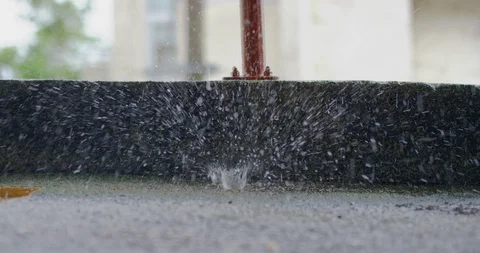 Slow motion shot of raindrops. Stock Footage 102928098