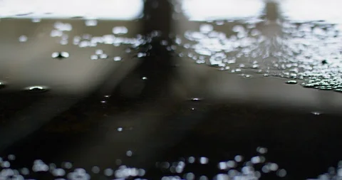 Slow motion shot of raindrops. Stock Footage 102928509