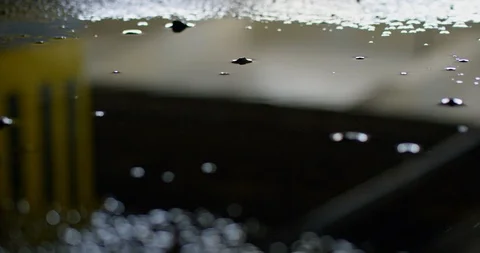 Slow motion shot of raindrops. Stock Footage 102928732