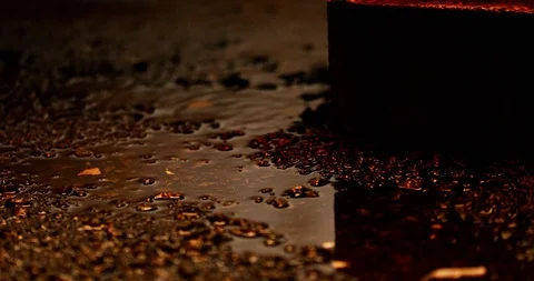 Slow motion shot of raindrops. Stock Footage 103419816