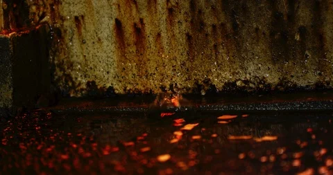 Slow motion shot of raindrops. Stock Footage 103420906