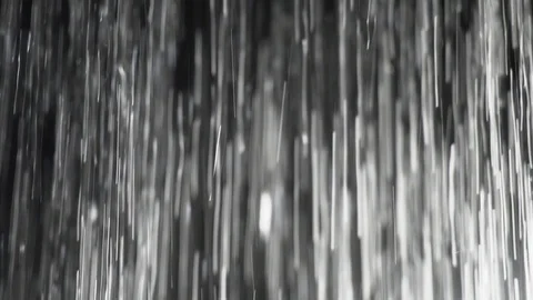 Slow motion shot of shower head with flowing water Stock-Footage 122949604