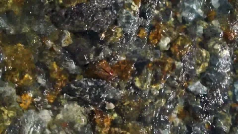 Slow motion shot of water fall splashes in hilly area of Pakistan. (19) Stock Footage 200758321