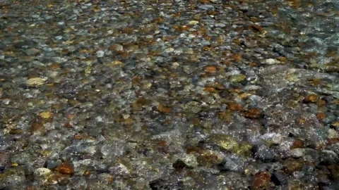 Slow motion shot of water fall splashes in hilly area of Pakistan. (22) Stock Footage 200758328