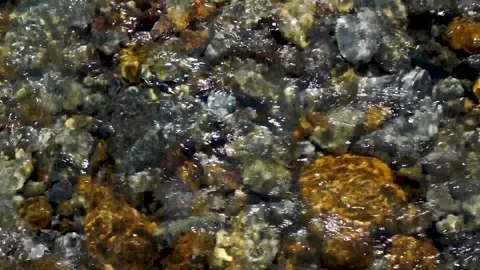 Slow motion shot of water fall splashes in hilly area of Pakistan. (20) Stock Footage 200758586