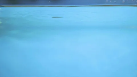 Slow motion shot of water pouring.Full hd video Stockbeeldmateriaal 83873543