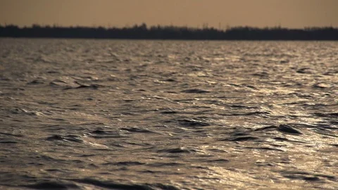 Slow motion shots of the sun's reflection in water streams. Stock Footage 105298967