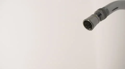 Slow motion shower is turned on Stock Footage 47575838