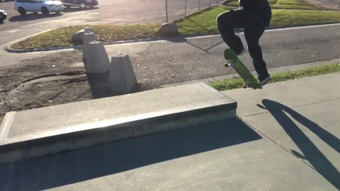 Slow Motion Skate Trick 스톡 동영상 81338264