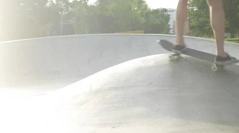 Slow Motion Skateboarding 스톡 동영상 40667715