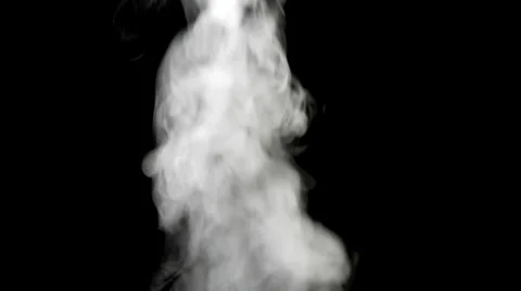 Slow motion smoke on a black background Stock Footage 56064866