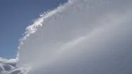 Slow Motion: Snow Avalanche Stock Footage