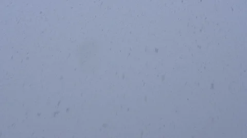 Slow motion the snow is falling down Stock Footage 91837131