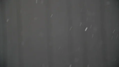 Slow Motion Snow Flakes Falling Black Grey Tile Blurred Background 動画素材 87414733