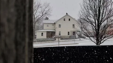 Slow motion snowfall Stock-Footage 146107389