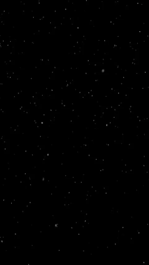 Slow motion snowflakes falling down on clean black background Stock Footage 339715936