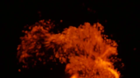 Slow Motion Sparks Blurry Foreground Vídeos de archivo 49756519