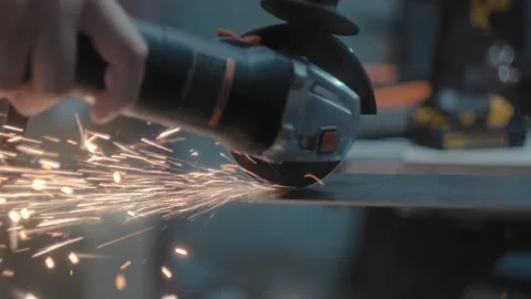 Slow Motion Sparks Stock Footage 236087332