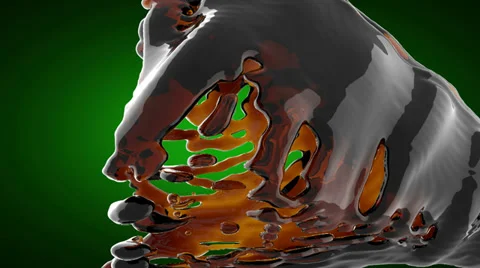 Slow motion splash. Alpha matted 動画素材 29678354