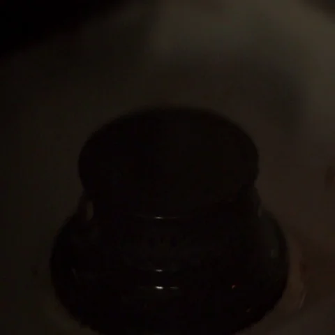 Slow motion stove fire Stock Footage 69498789