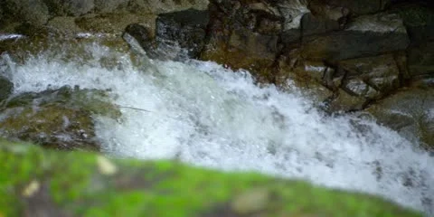 Slow Motion Stream Stockbeeldmateriaal 20608830