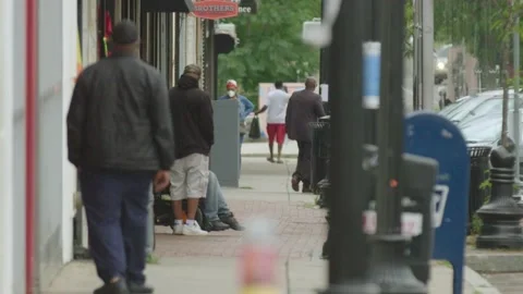 Slow Motion Street Scene Stock Footage 147605042