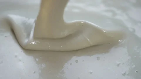 Slow-motion Stretching the adhesive 2 Video stock 130577426