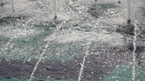 Slow motion, Sultan Ahmet Square Fountain Vídeos de archivo 37888658