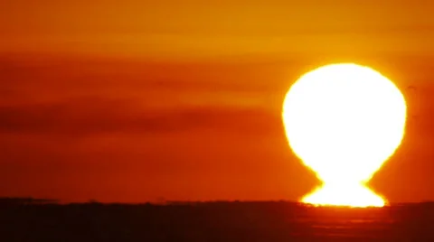 Slow Motion Sunrise Vídeo Stock 34219332