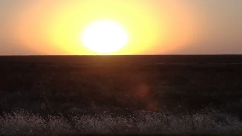 Slow Motion Sunset Video stock 81123992