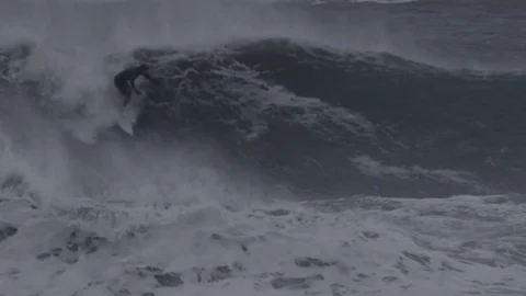 Slow motion Surf Drop Stock Footage 73580272