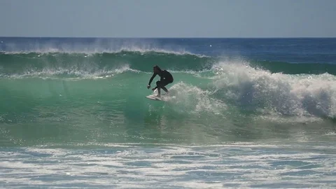 Slow Motion Surfer Video stock 84122178