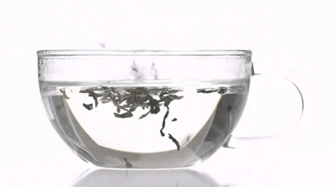 Slow motion tea in water Stock Footage 33802200